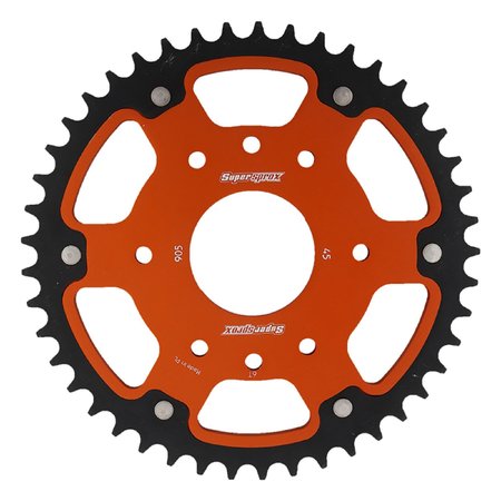 SUPERSPROX Orange Stealth Sprocket For KTM Duke 390 2015-2017, RC 390 2015 RST-905-45-ORG